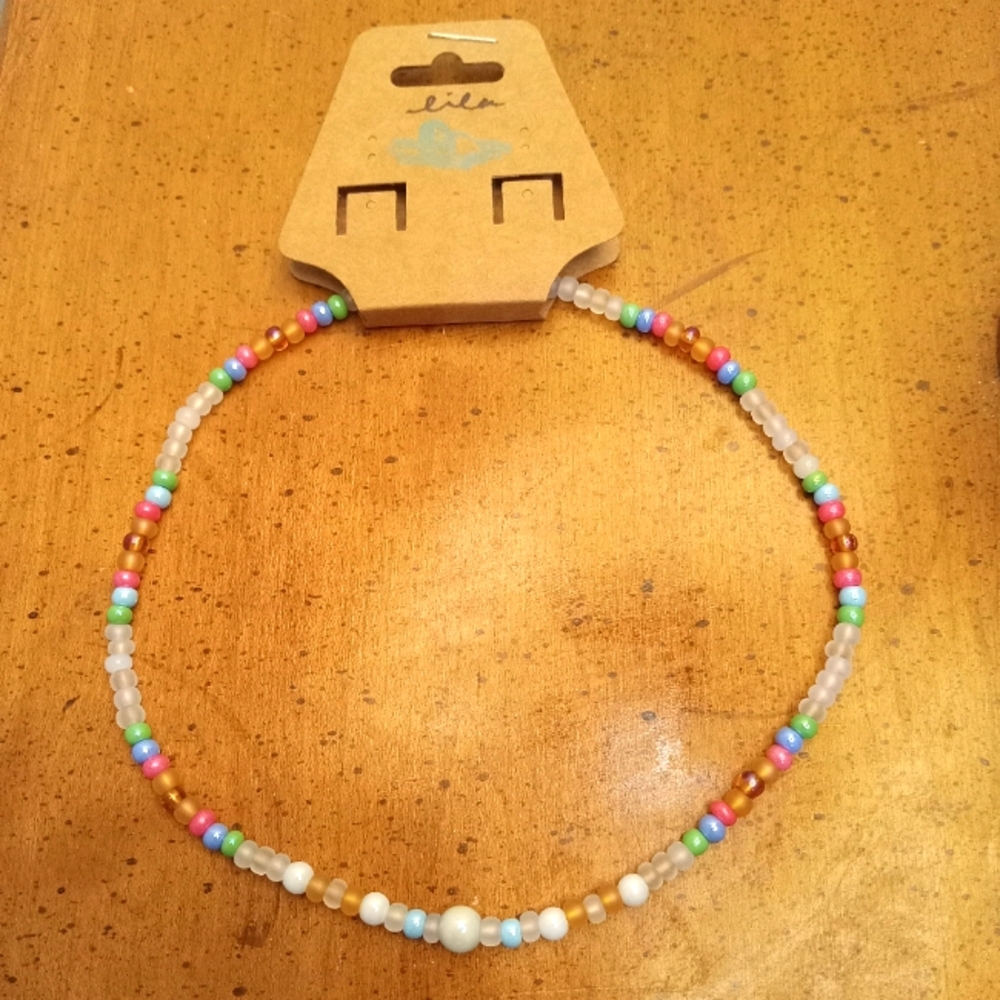 Lila Powerpuff Elastic Necklace